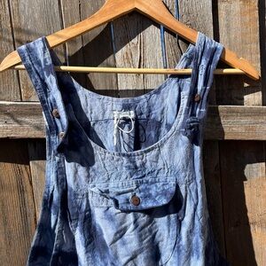 Earthbound tie-dye overalls